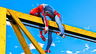 GTA 5 Spiderman Parkour Ragdolls & Fails Episode 4 (Euphoria Physics Showcase)