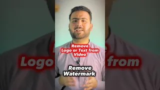 Remove Text/Logo From Video With Ai 😱 #youtubeshorts #viral #shortvideo