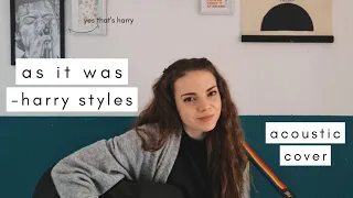 as it was - harry styles (acoustic cover)