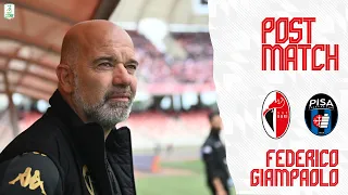 Federico Giampaolo | Intervista post partita | Bari 1-1 Pisa | Serie BKT 2023/24