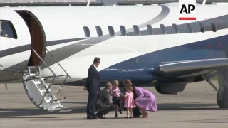 UK Royals leave Germany with children
