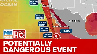 Hurricane Specialist: Hilary Could Be Extreme and Potentially Dangerous Event For Southern CA