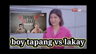 BOY TAPANG VS LAKAY ON BRIGADA GMA NEWS TV