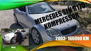 MD10 MERCEDES SLK 200 Kompressor R170 2003  166.000 Mkm