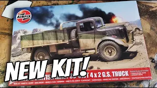 First Look NEW AIRFIX 1: 35 WW2 British Army 30  CWT 4x2 G.S. Truck