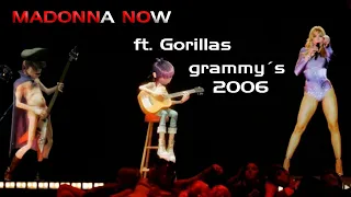 MADONNA FT. GORILLAS - FEEL GOOD & HUNG UP - LIVE AT GRAMMYS AWARDS 2006  - 1080p