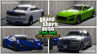 All New Cars in the GTA 5 Online The Contract DLC - GTA 5 New Cars (The Contract DLC Update)