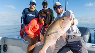 *WRECK* Fishing for Beans Birthday Bash! Citrus Style Mutton Snapper! Catch Clean and Cook