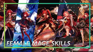 [DFO] Female Mage Skills