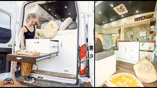 Solo Female In DIY Van Works Remotely And Finds Freedom