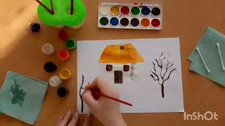 Малювання "Садок вишневий коло хати"