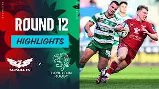 Scarlets vs Benetton | Instant Highlights | Round 12 | URC 2023/24