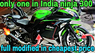 Kawasaki Ninja 300 Full Modified | Fully Loaded Kawasaki ninja 300 (2023)