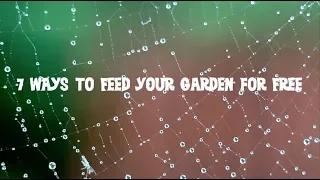 7 Ways to Feed Your Garden For Free (Complete Film)