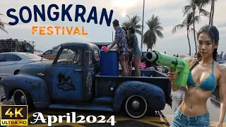 Songkran Festival Beach road Pattaya 17/04/2024
