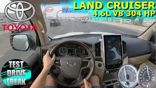 2021 Toyota Land Cruiser GXR 4.6L V8 304 HP DUBAI HIGHWAY DRIVE POV