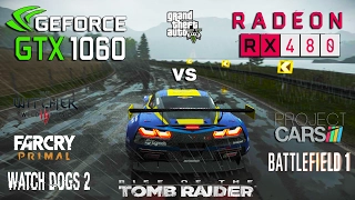 RX 480 vs GTX 1060 Test in 7 Games (i5 6600k)