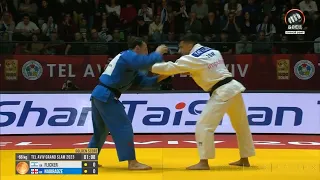 Judo IJF. Grand Slam Tel-Aviv 2023. 66 kg. Bronze. FLICKER Tal (ISR) - NADIRADZE Lasha (GEO)