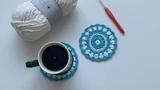 Crochet - Beautiful Pattern for Coaster