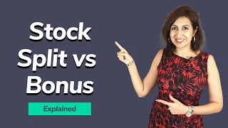 Stock split vs bonus shares explained | Stock market for beginners