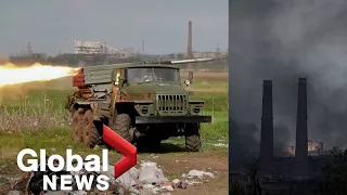 Russia reportedly shells Azovstal steel plant as civilians flee Mariupol