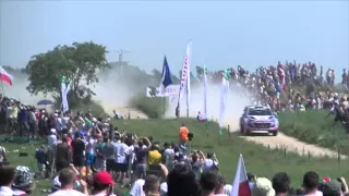 Thierry Neuville big jump 72-Rajd Polski - WRC Rally Poland 2015