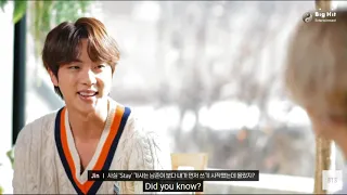 BTS (방탄소년단) 'BE-hind Story' Interview - Between Jin and Jungkook