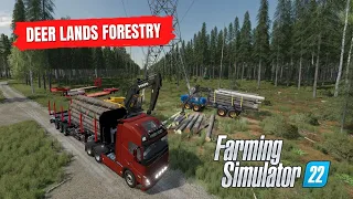 Just Forestry 002 Deer Lands Farming Simulator 22 Timelapse