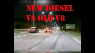 BMW e65 745i 333 hp vs BMW F10 530XD 258 hp [DRAG BATTLE]