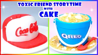 🍰 TOXIC FRIEND STORYTIME: MY FRIENDS FAD TRIED TO ASSAULT ME 🌈  Satisfying OREO & Coca Cola Cake