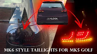 JOM MK5 GOLF TAILLIGHT Install - Full Installation Guide