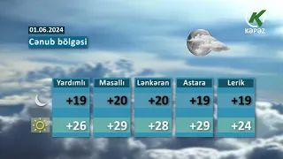 Hava Haqqında Məlumat - 01.06.2024