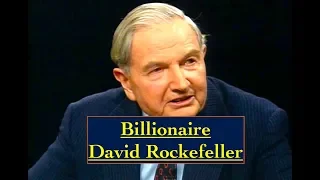 Billionaire David Rockefeller Interview 1995