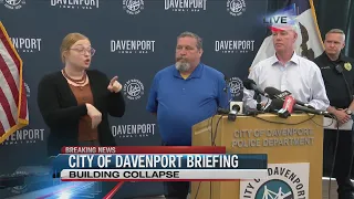 WATCH: Press conference about collapsed Davenport building on Thursday