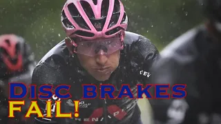 Disc Brakes FAIL, Egan Bernal demonstrates rim excellence in the wet