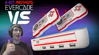 Evercade VS Retro Game Console UNBOXING/SETUP/REVIEW + Gameplay: Double Dragon/Wizard Fire/Tumblepop