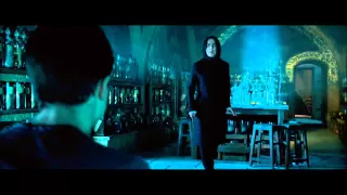 Harry Potter and the Order of the Phoenix - Harry's first occlumency lesson from Snape (HD)
