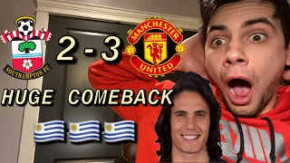 Southampton 2-3 Manchester United - Fan Reaction Highlights | CAVANI IS A HERO |