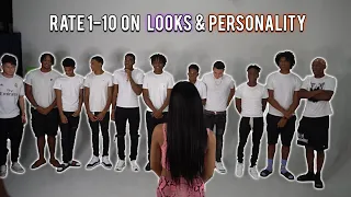 1 Girl Rates 11 Guys by LOOKS & PERSONALITY