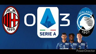 Milan 0 3 Atalanta | 19 Giornata Serie A TIM