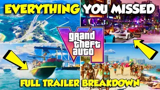 FULL GTA 6 TRAILER BREAKDOWN & DETAILS! (Everything You Missed)