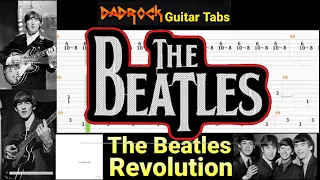 Revolution - The Beatles - Guitar + Bass TABS Lesson