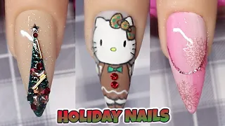 🎅 NEW CHRISTMAS NAILS COMPILATION 2022 Long Almond / Stiletto nail designs