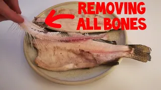 Easy trick to fillet a trout in 30 seconds