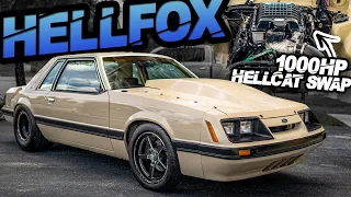1000HP “Hellfox” Hellcat Powered Foxbody Mustang | The Perfect Foxbody Swap?!