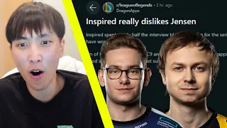 Inspired FLAMES Jensen for Their Finals Loss | Doublelift Reacts to FLY Inspired's Interview