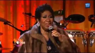 Aretha Franklin sings at the Whitehouse