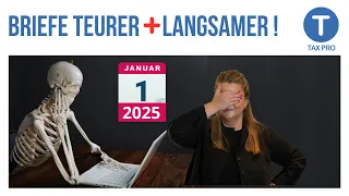 Briefe werden teurer + dauern länger! DAS kommt am 1.1.2025!