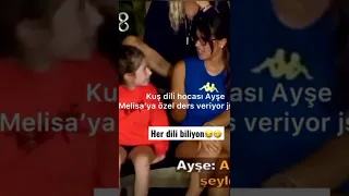 Ayşe Melisa’ya kuş dili öğretiyor #shorts #survivor