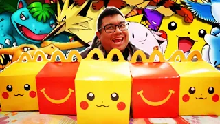 McDonald's Happy Meal Speed Challenge & Pokemon Cards!!!